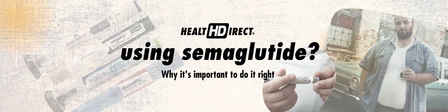 If you sacrifice your health for a weight loss drug - you're doing it wrong