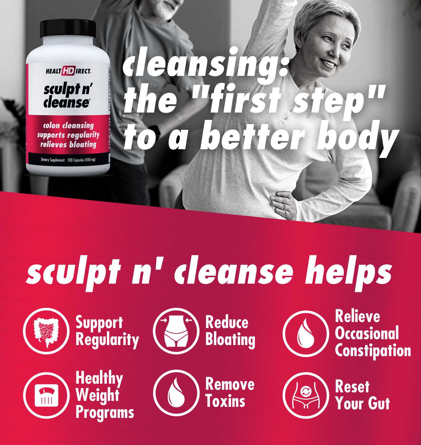 Cleansing is the first step to a better body