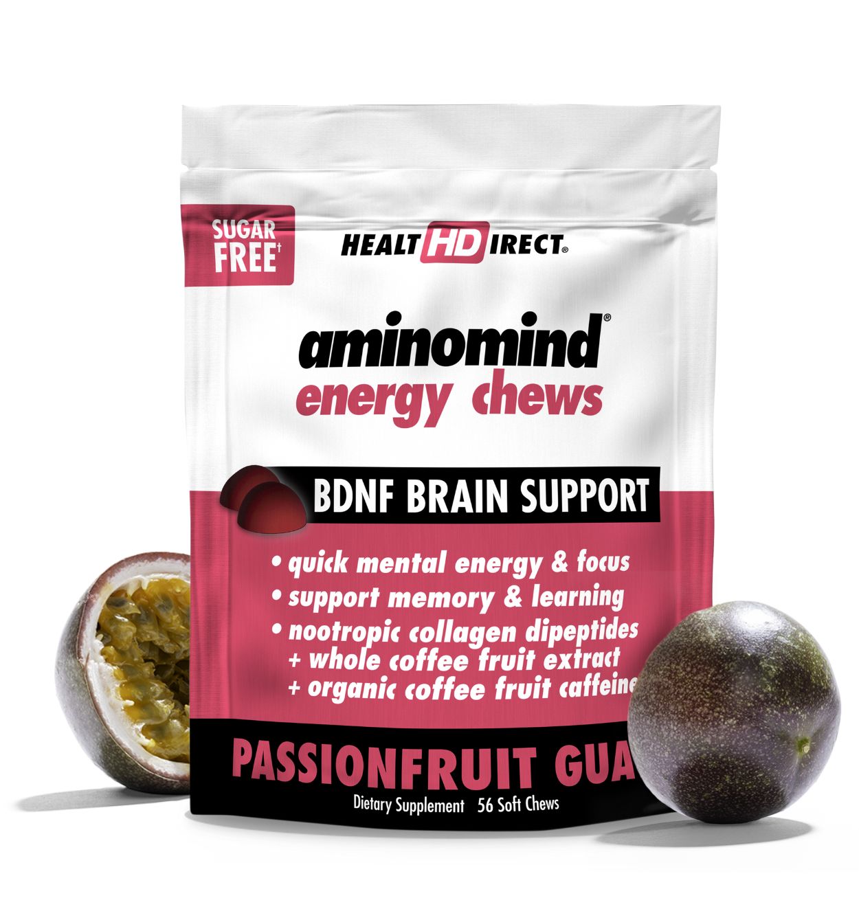 AminoMind Energy Chews, Passionfruit Guava