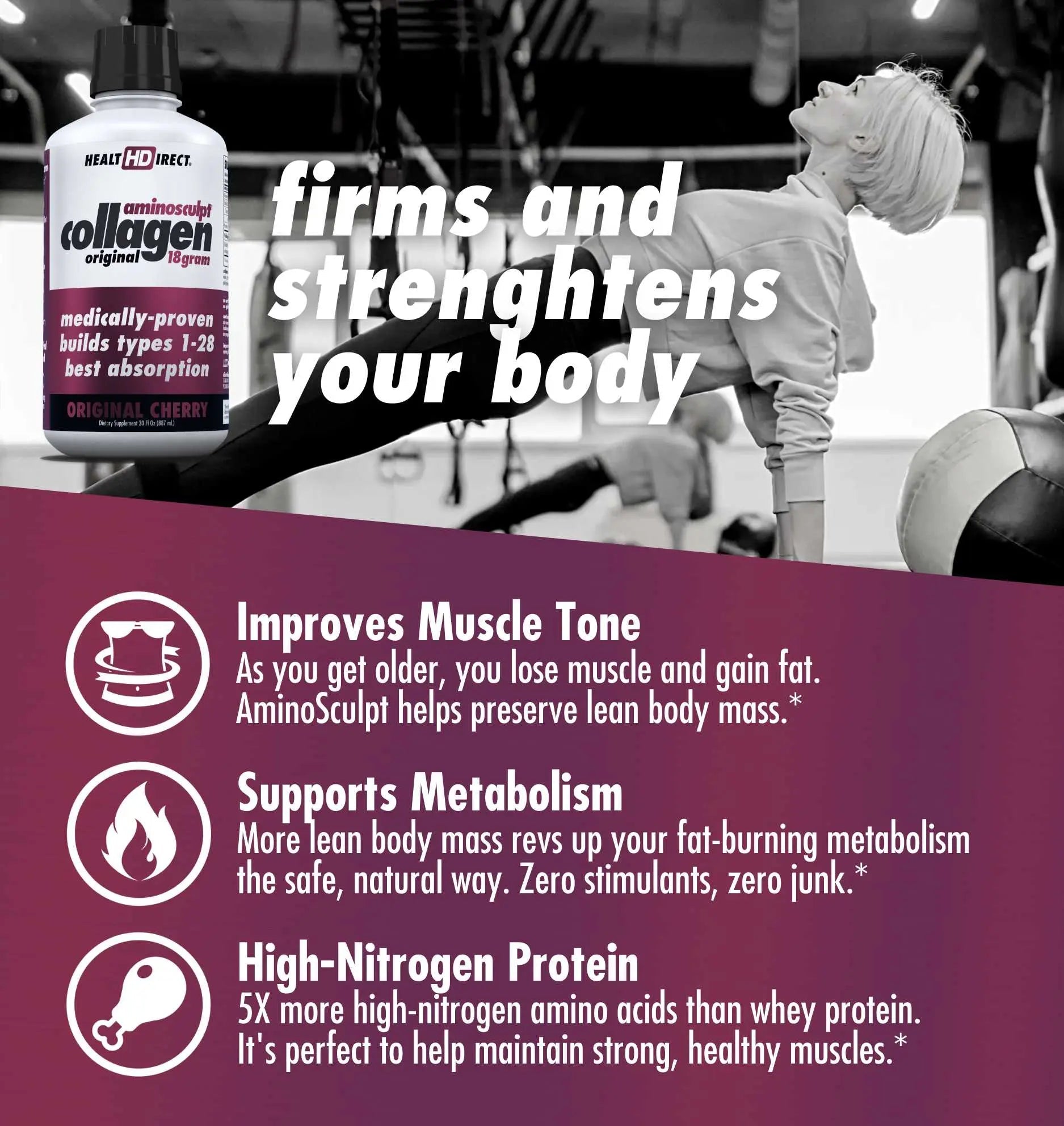 aminosculpt® collagen original 18 gram Health Direct