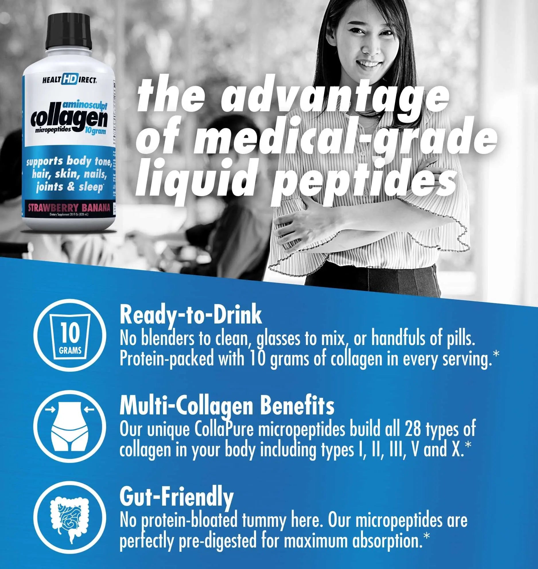 aminosculpt® collagen sugar-free 10 gram Health Direct