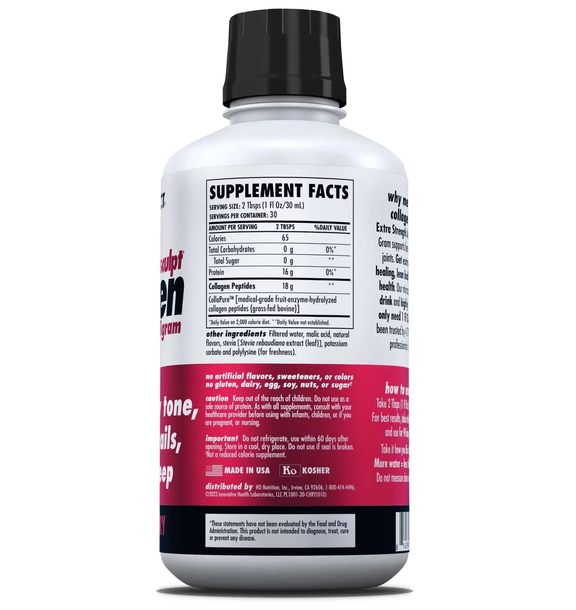 aminosculpt® collagen sugar-free 18 gram Health Direct