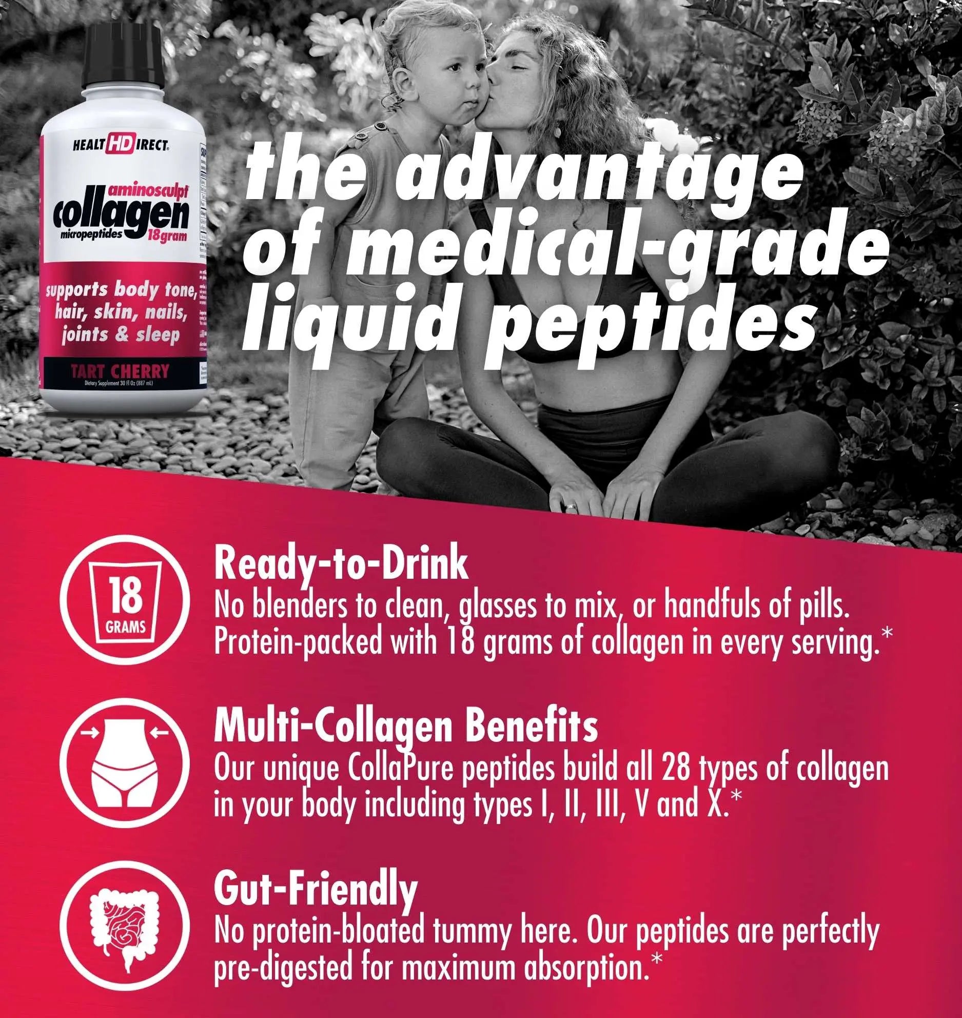 aminosculpt® collagen sugar-free 18 gram Health Direct